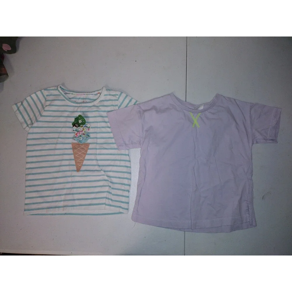 Girls‎ Toddler Top Bundle Floral Plaid 8pc Lot